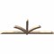 Ekena Millwork Redmond Smooth Timber Gable Bracket, Douglas Fir, 96"W x 32"H x 3 1/2"D x 3 1/2"F, 8/12 Pitch GBW096X32X0404RED00SDF - alternate 2